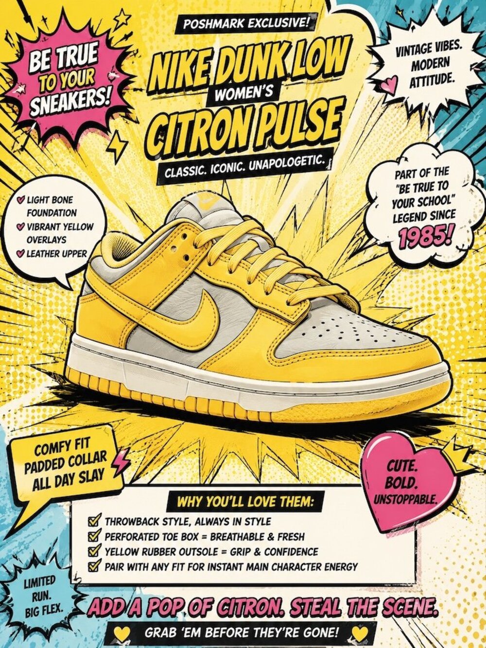 Women's Nike Dunk Low "Citron Pulse"